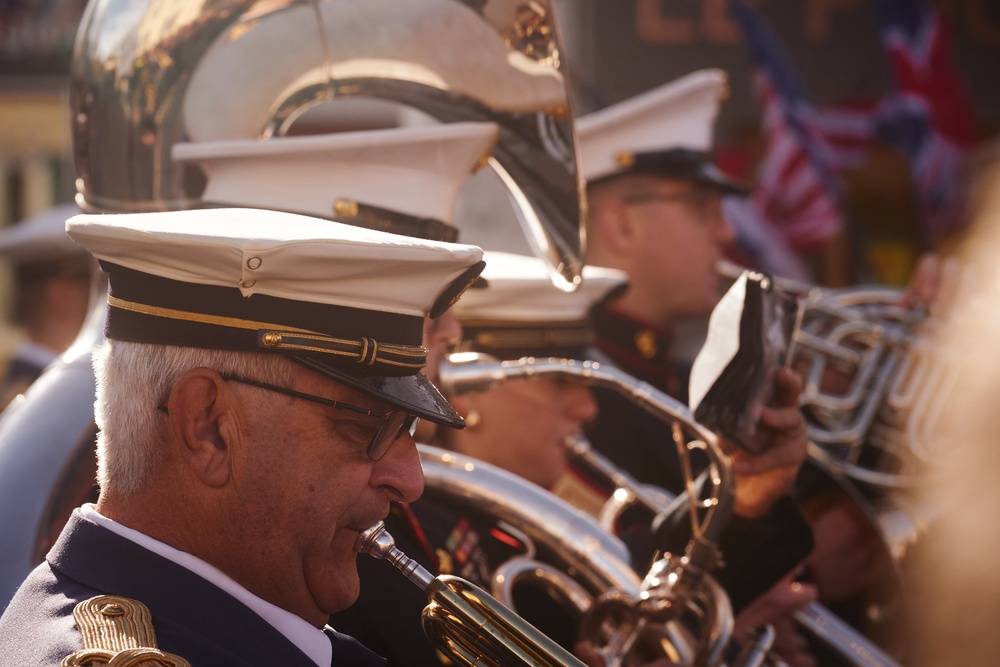 2nd MAW Band Commemorates 80th Anniversary of the Liberation of France