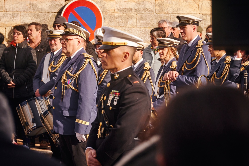 2nd MAW Band Commemorates 80th Anniversary of the Liberation of France