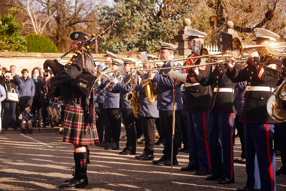 2nd MAW Band Commemorates 80th Anniversary of the Liberation of France