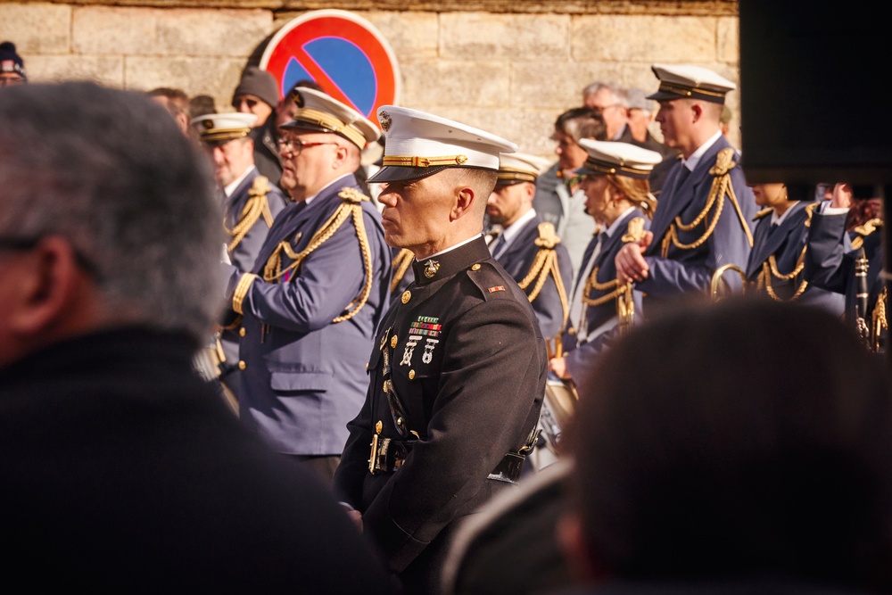 2nd MAW Band Commemorates 80th Anniversary of the Liberation of France