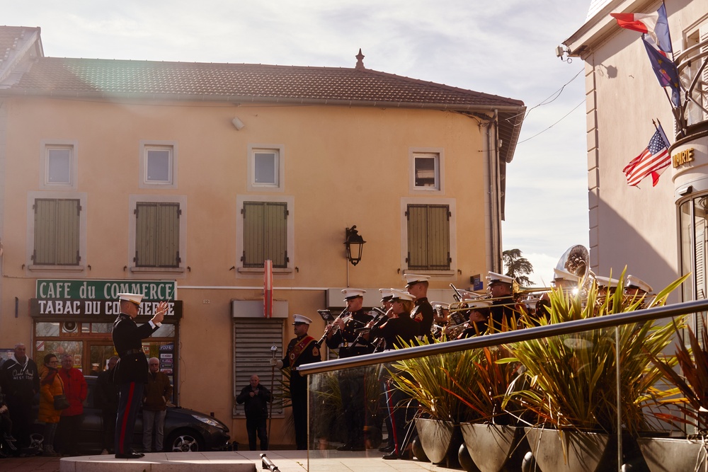 2nd MAW Band Commemorates 80th Anniversary of the Liberation of France