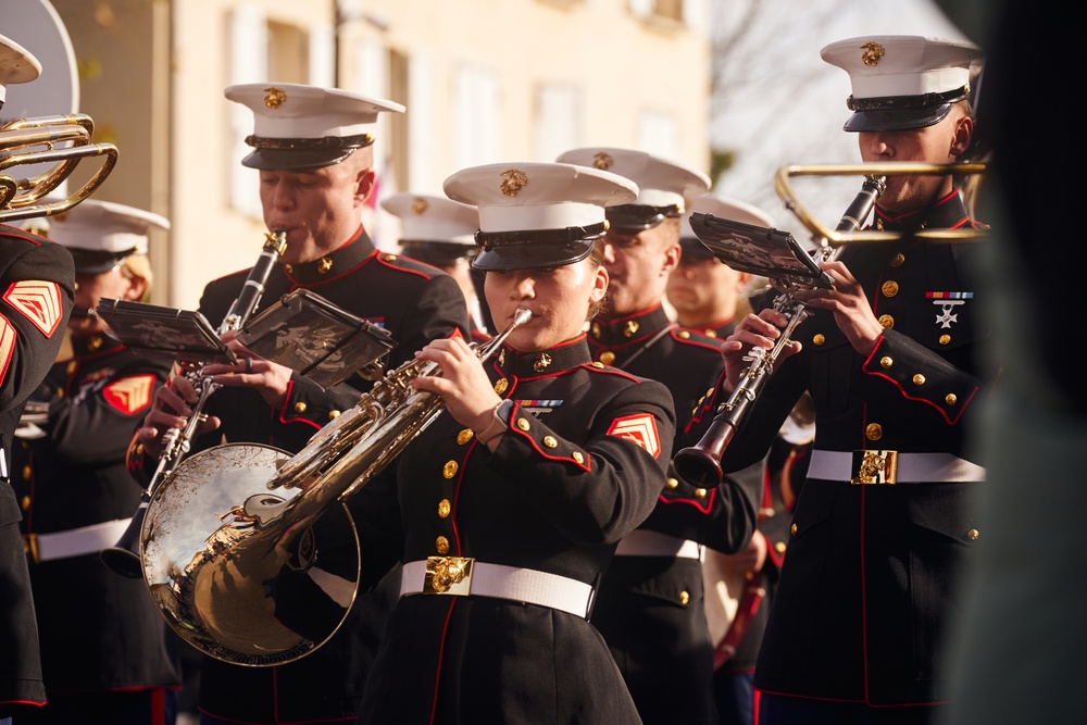 2nd MAW Band Commemorates 80th Anniversary of the Liberation of France