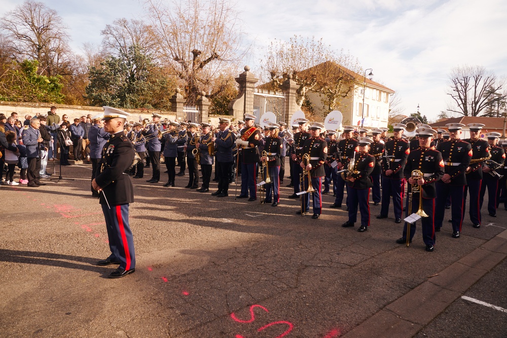 2nd MAW Band Commemorates 80th Anniversary of the Liberation of France