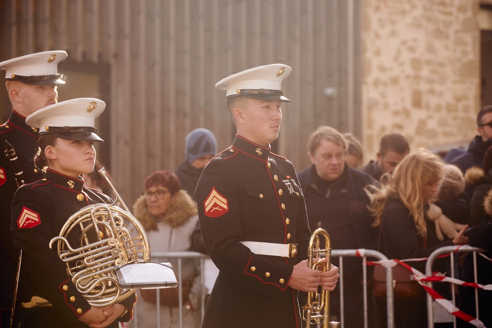 2nd MAW Band Commemorates 80th Anniversary of the Liberation of France