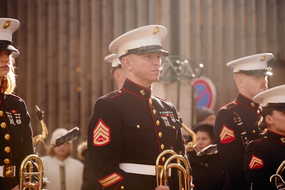 2nd MAW Band Commemorates 80th Anniversary of the Liberation of France