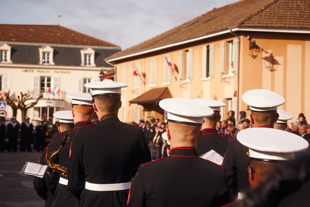 2nd MAW Band Commemorates 80th Anniversary of the Liberation of France