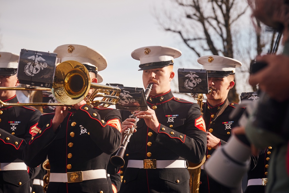 2nd MAW Band Commemorates 80th Anniversary of the Liberation of France