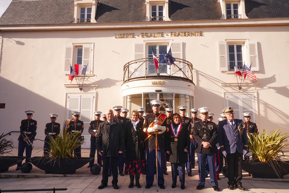 2nd MAW Band Commemorates 80th Anniversary of the Liberation of France