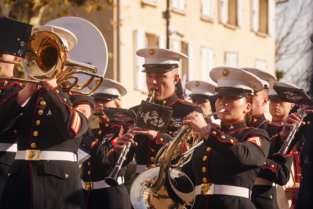 2nd MAW Band Commemorates 80th Anniversary of the Liberation of France