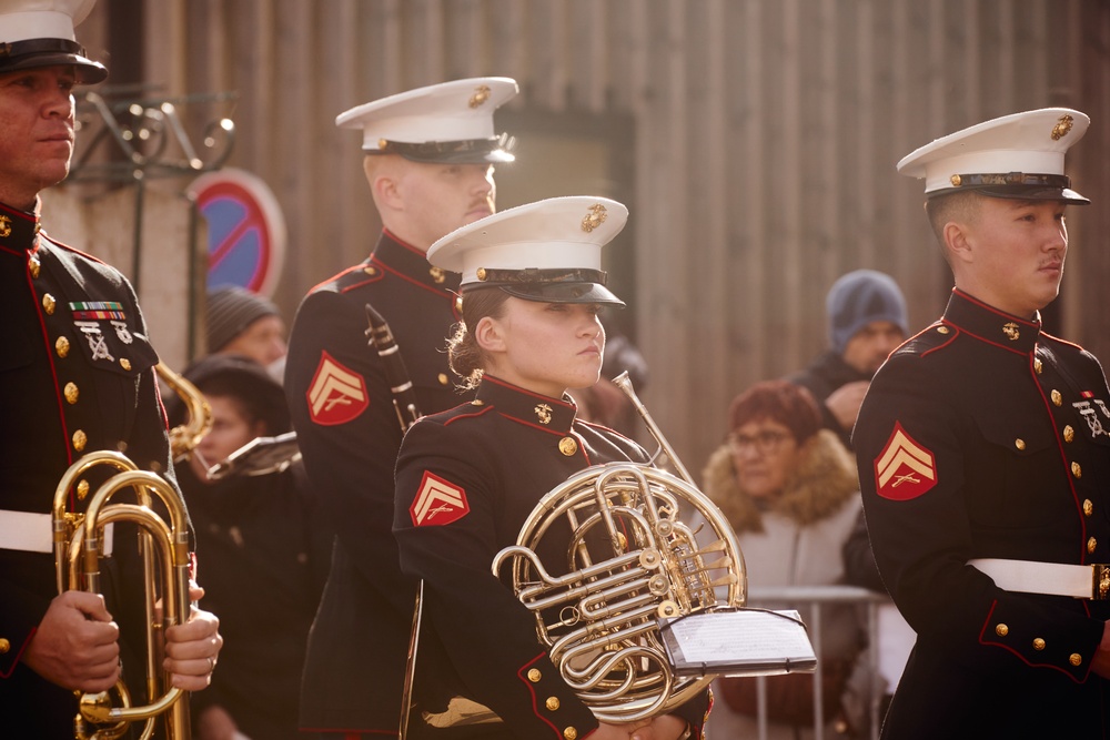 2nd MAW Band Commemorates 80th Anniversary of the Liberation of France