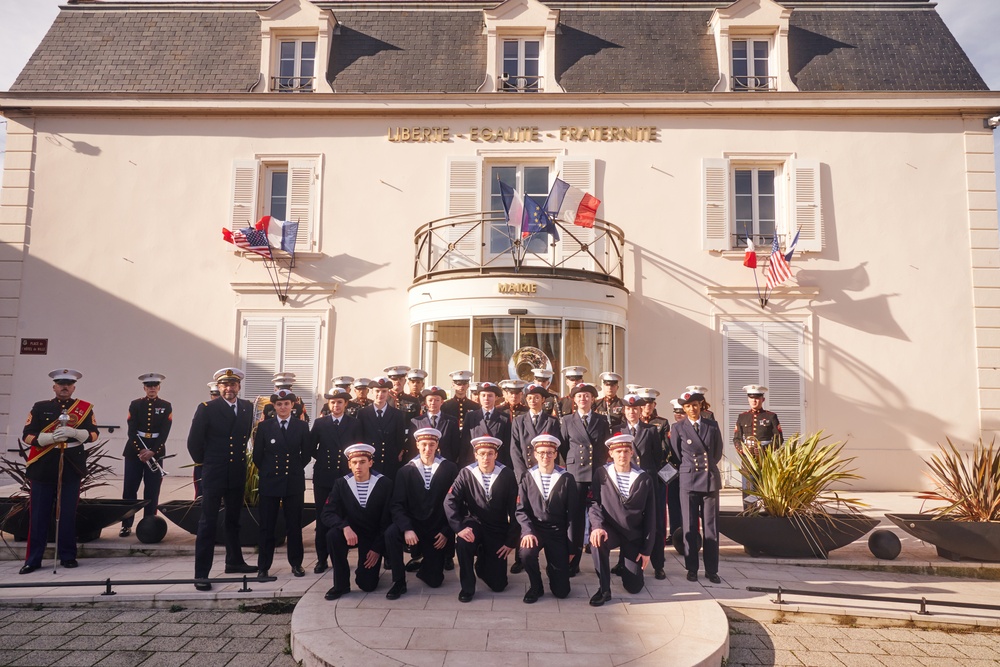 2nd MAW Band Commemorates 80th Anniversary of the Liberation of France