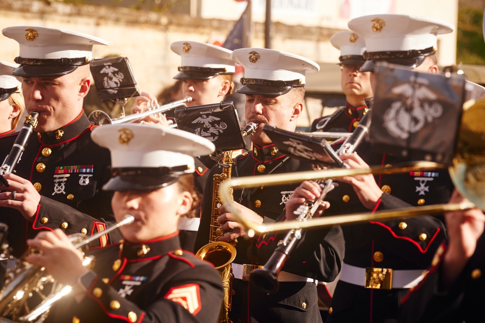 2nd MAW Band Commemorates 80th Anniversary of the Liberation of France