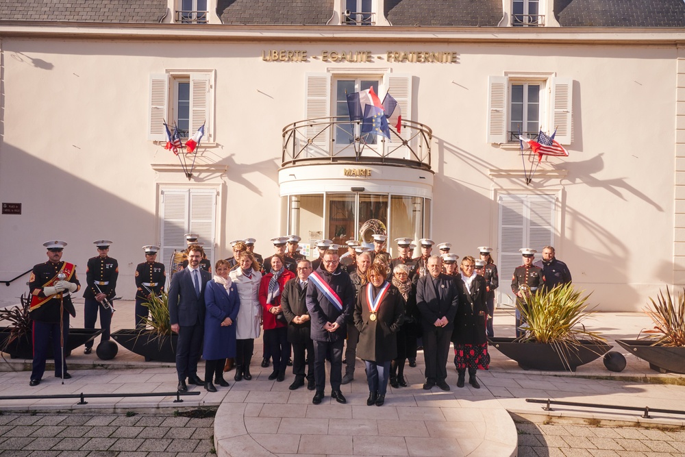 2nd MAW Band Commemorates 80th Anniversary of the Liberation of France