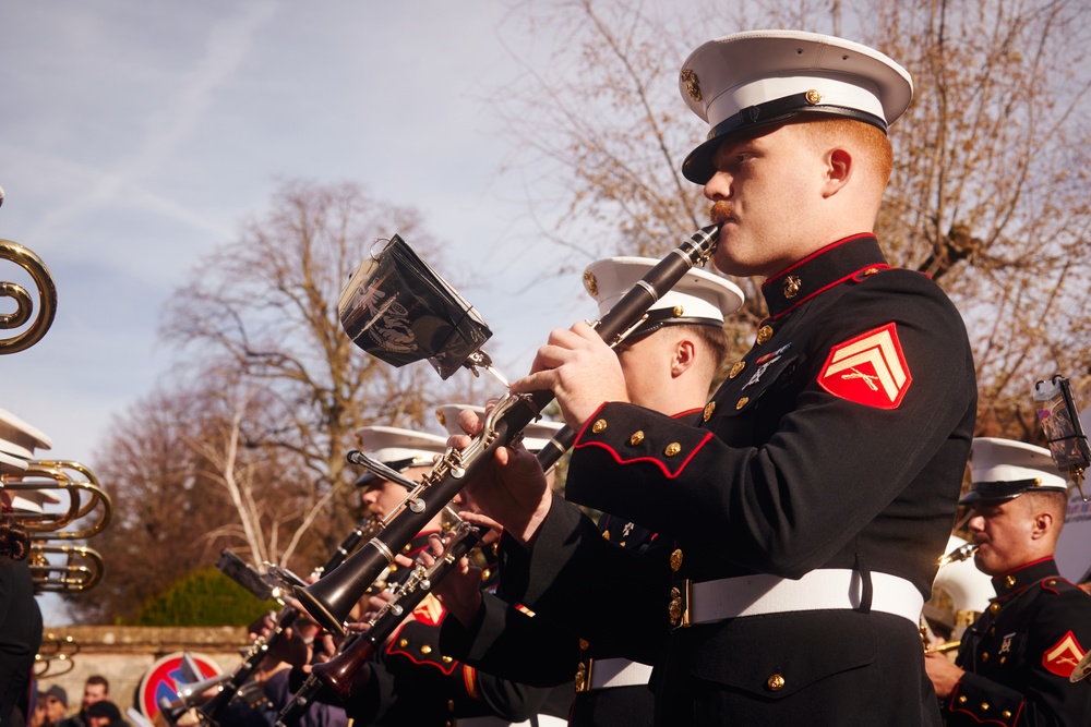 2nd MAW Band Commemorates 80th Anniversary of the Liberation of France