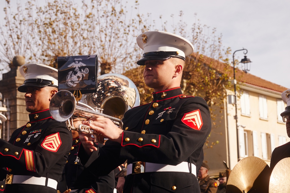 2nd MAW Band Commemorates 80th Anniversary of the Liberation of France