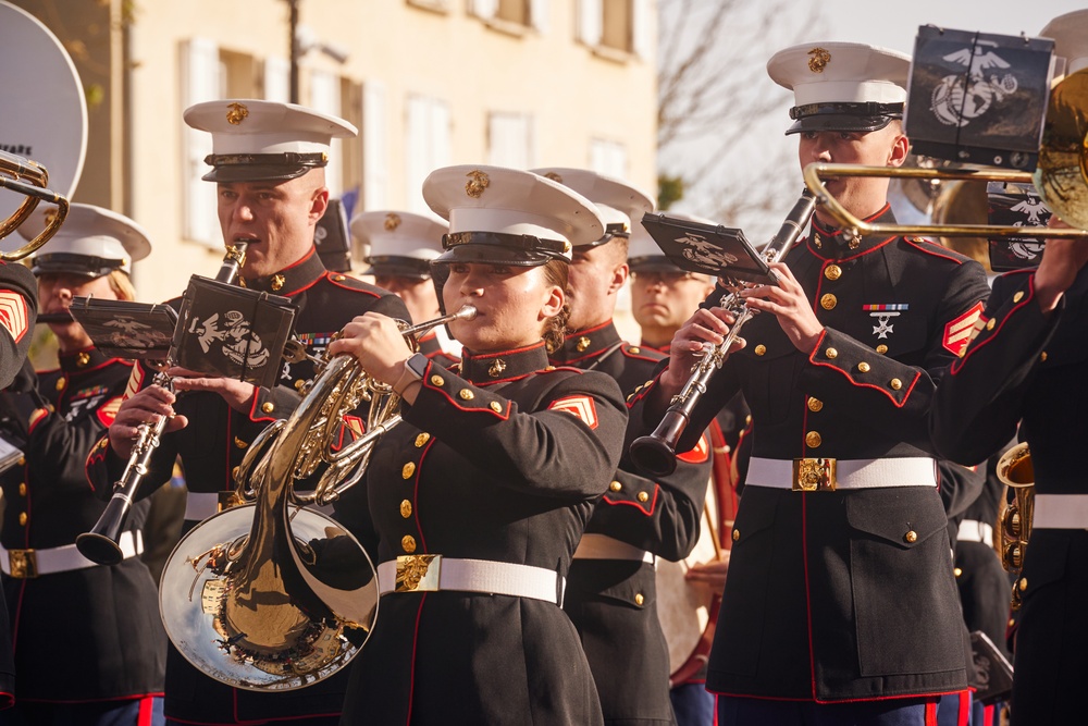 2nd MAW Band Commemorates 80th Anniversary of the Liberation of France