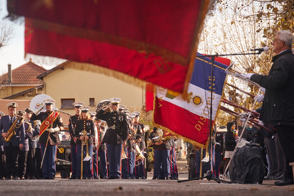 2nd MAW Band Commemorates 80th Anniversary of the Liberation of France