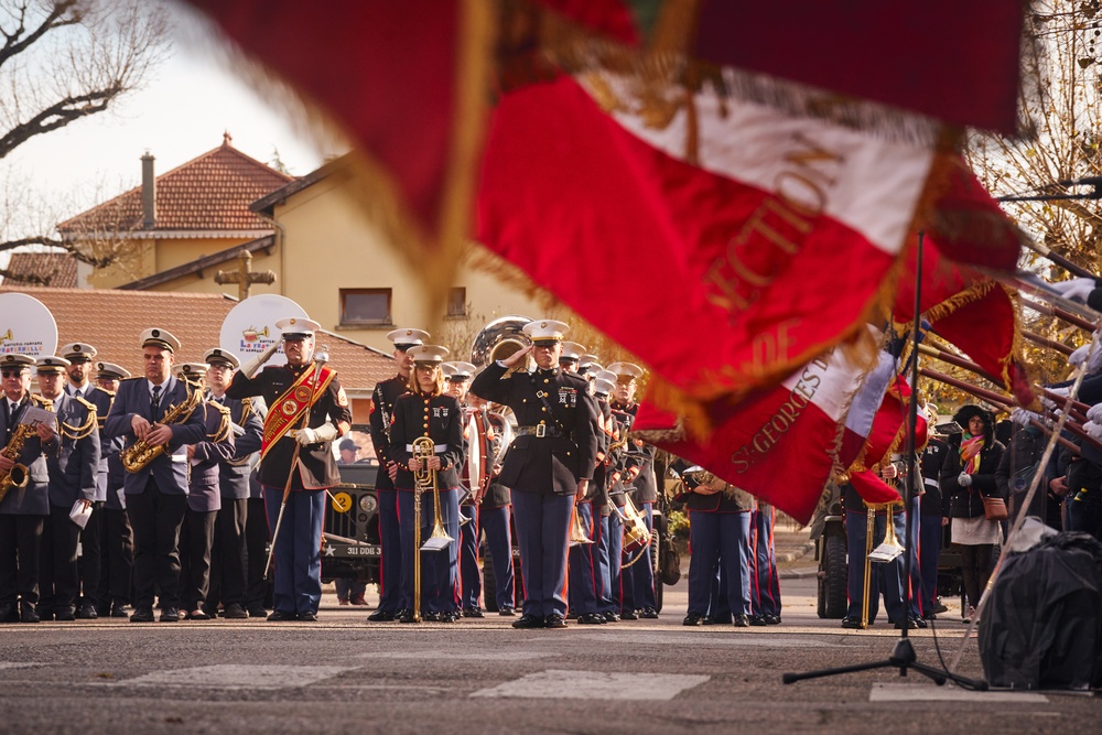 2nd MAW Band Commemorates 80th Anniversary of the Liberation of France