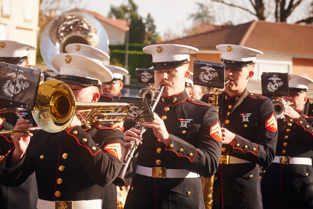 2nd MAW Band Commemorates 80th Anniversary of the Liberation of France