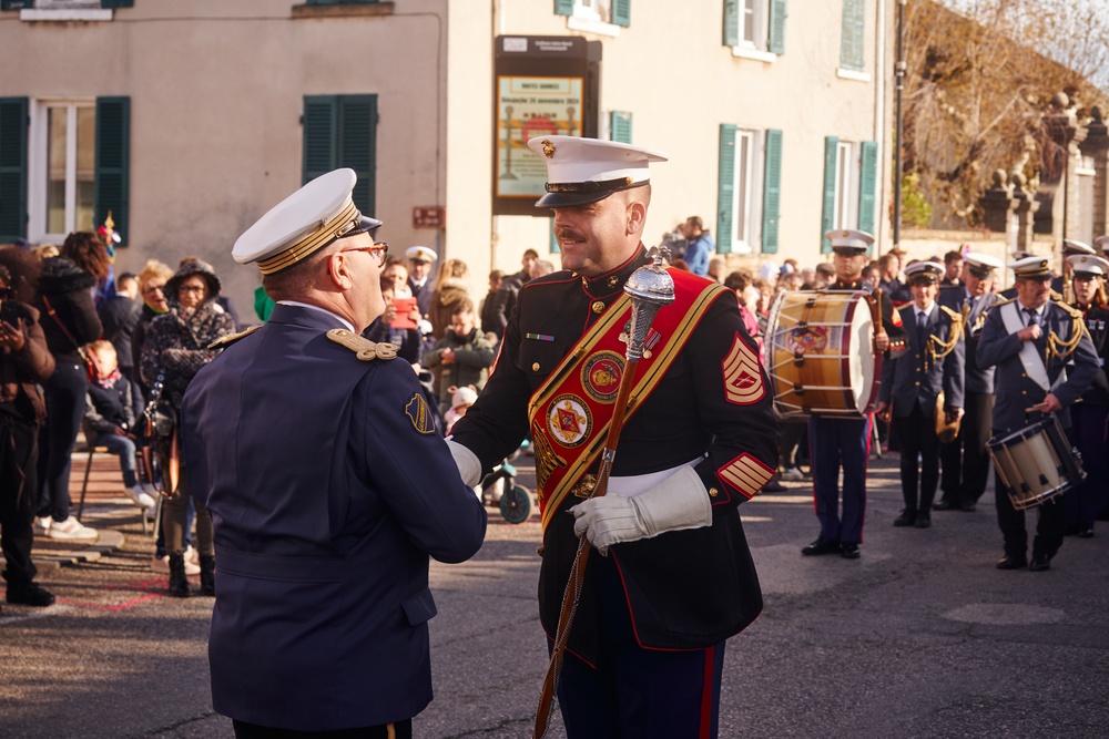 2nd MAW Band Commemorates 80th Anniversary of the Liberation of France