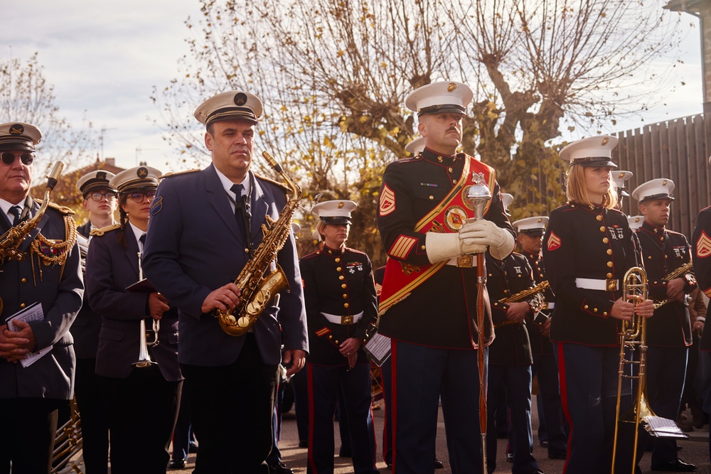 2nd MAW Band Commemorates 80th Anniversary of the Liberation of France