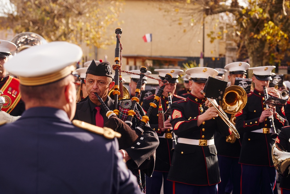 2nd MAW Band Commemorates 80th Anniversary of the Liberation of France