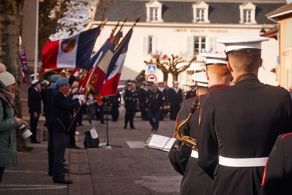 2nd MAW Band Commemorates 80th Anniversary of the Liberation of France