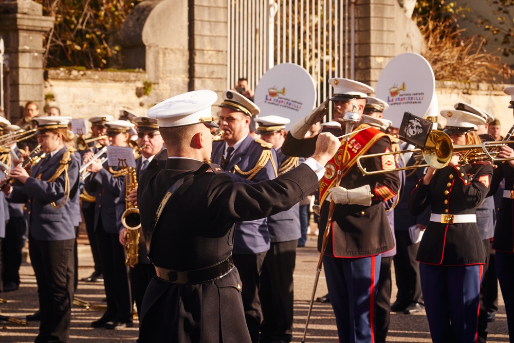 2nd MAW Band Commemorates 80th Anniversary of the Liberation of France