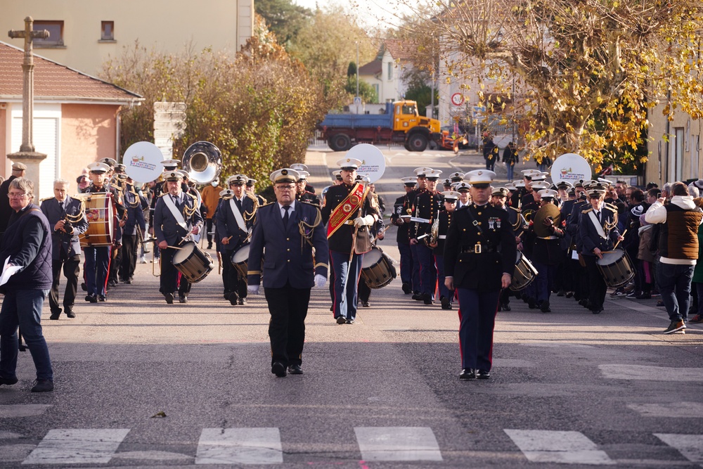 2nd MAW Band Commemorates 80th Anniversary of the Liberation of France