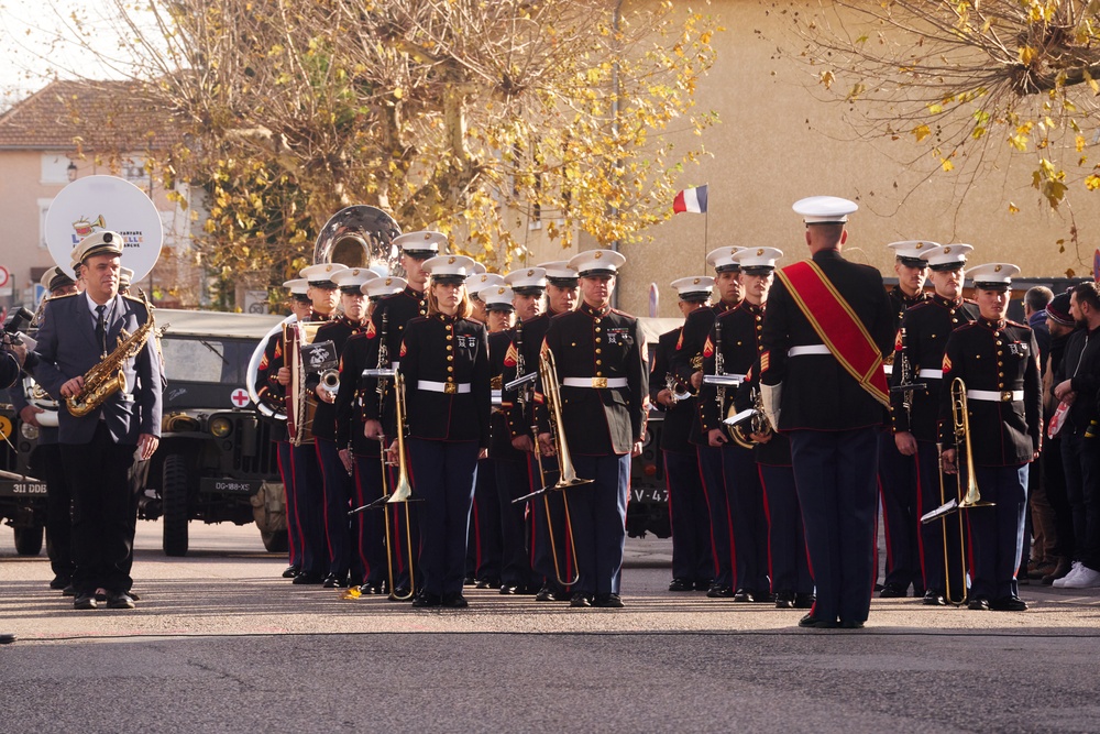 2nd MAW Band Commemorates 80th Anniversary of the Liberation of France