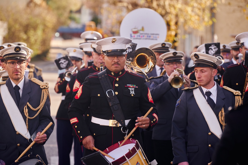 2nd MAW Band Commemorates 80th Anniversary of the Liberation of France