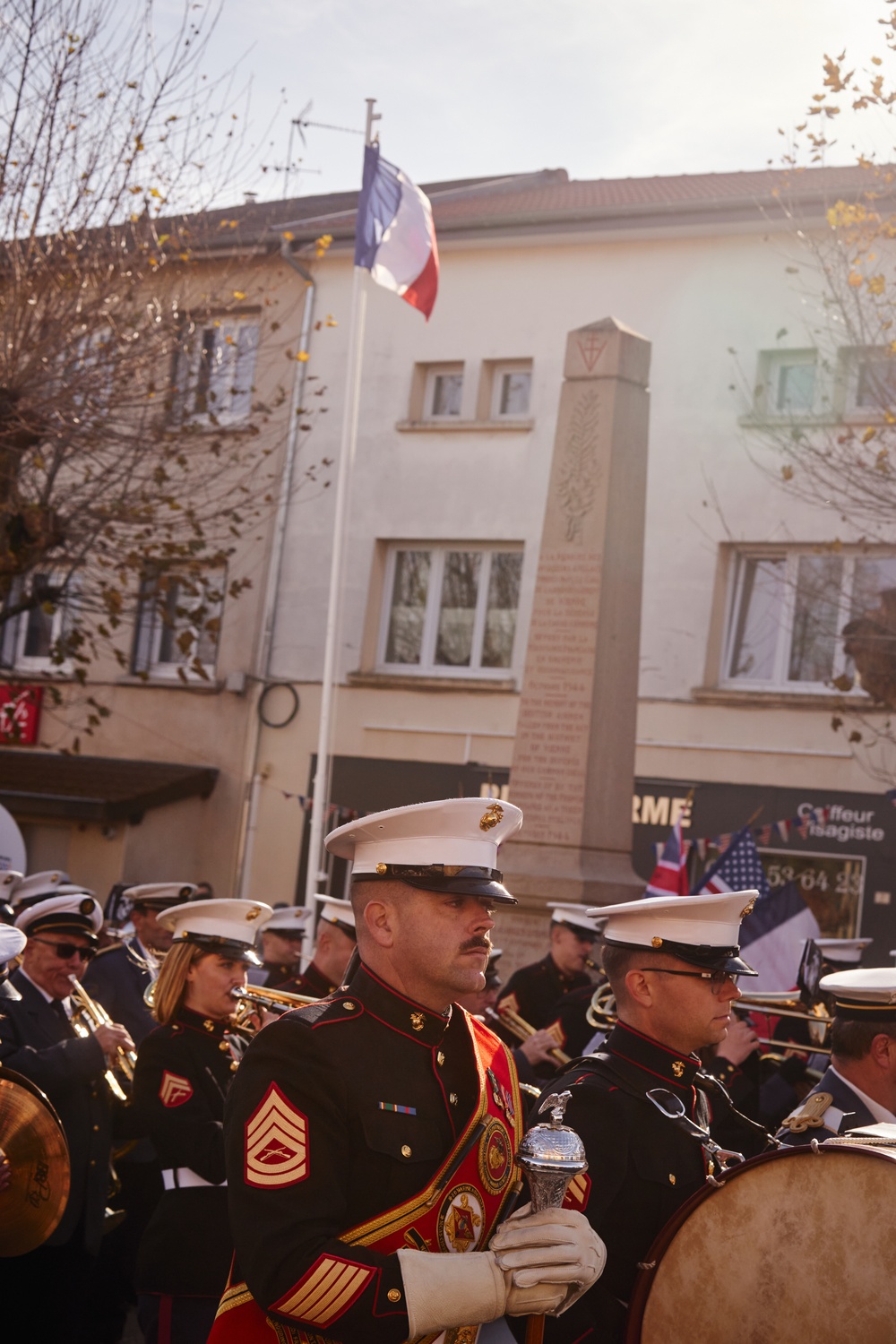 2nd MAW Band Commemorates 80th Anniversary of the Liberation of France