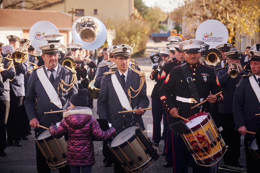 2nd MAW Band Commemorates 80th Anniversary of the Liberation of France