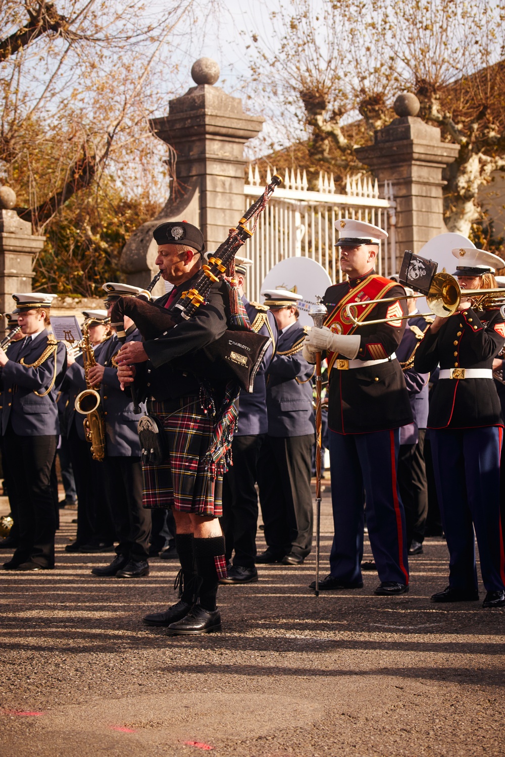 2nd MAW Band Commemorates 80th Anniversary of the Liberation of France