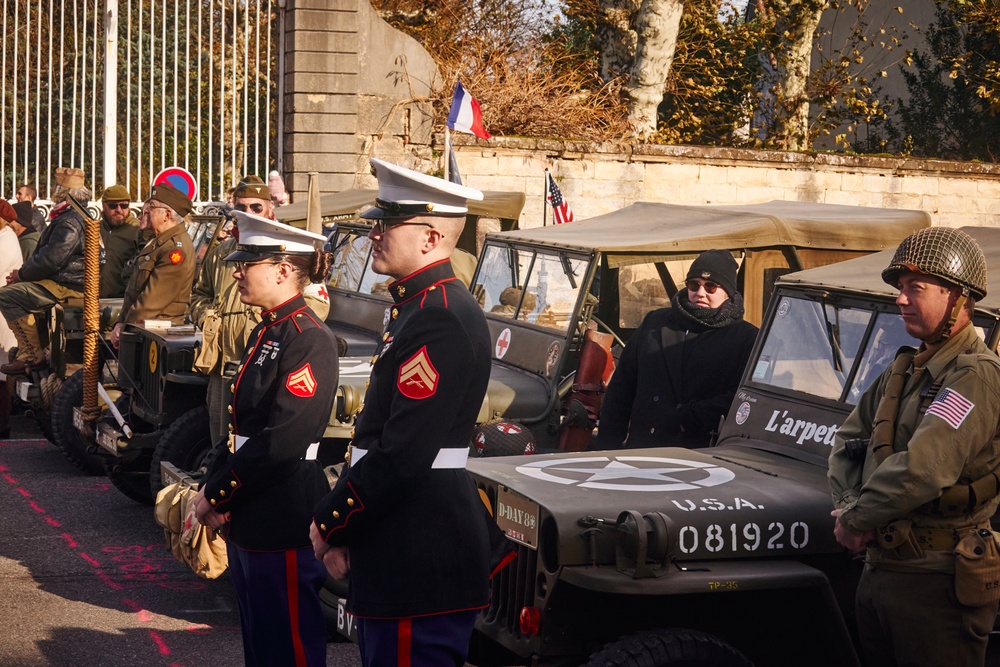 2nd MAW Band Commemorates 80th Anniversary of the Liberation of France