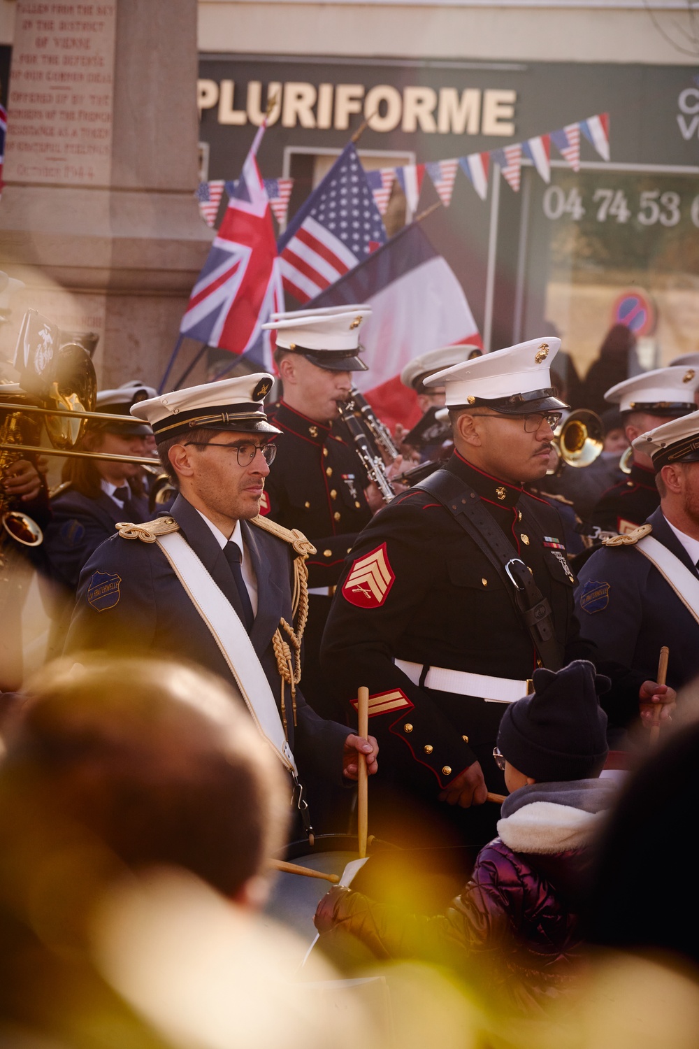 2nd MAW Band Commemorates 80th Anniversary of the Liberation of France