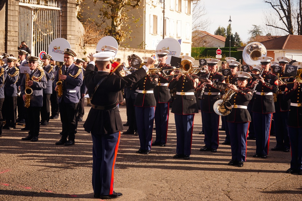 2nd MAW Band Commemorates 80th Anniversary of the Liberation of France