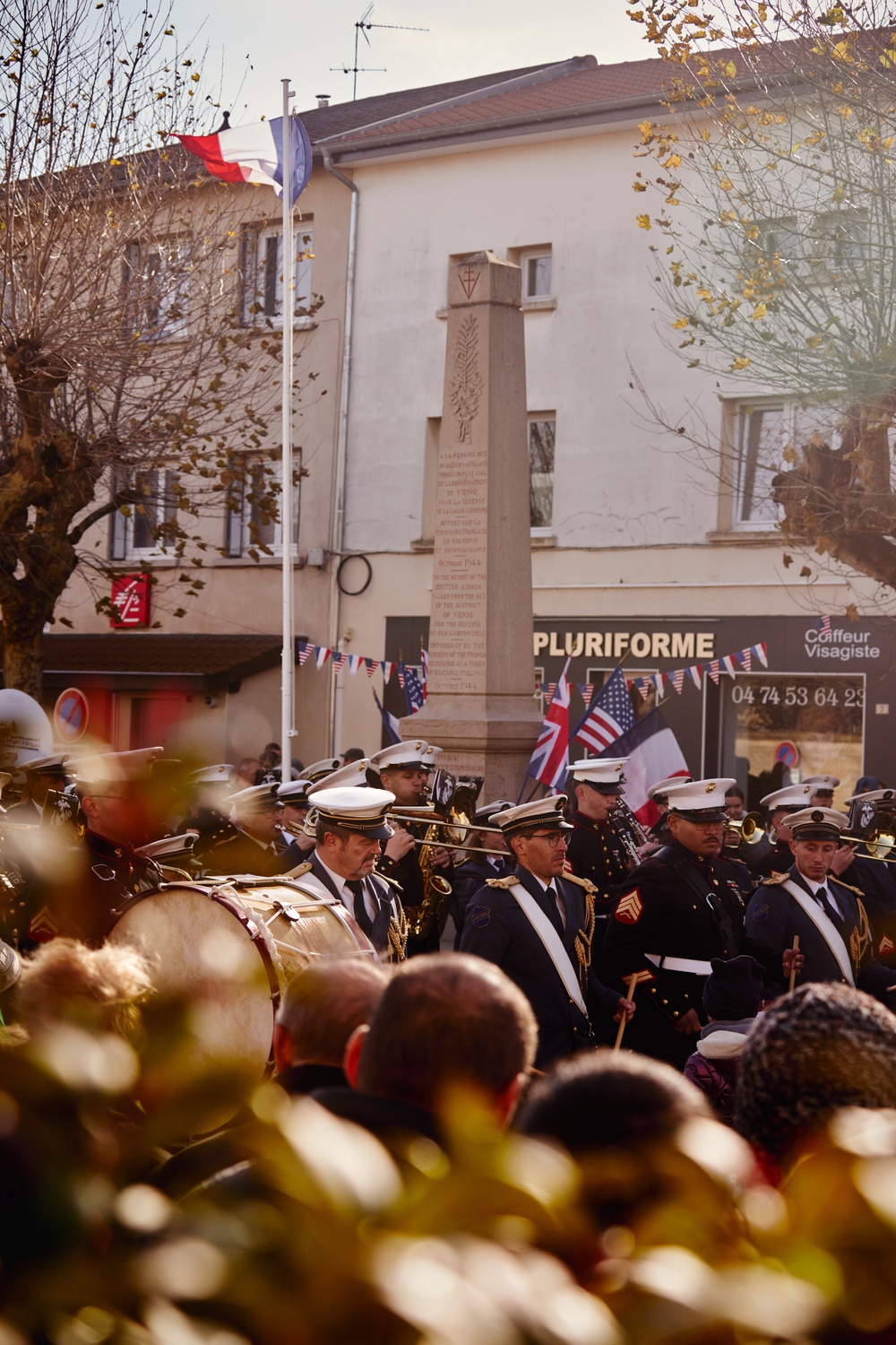 2nd MAW Band Commemorates 80th Anniversary of the Liberation of France