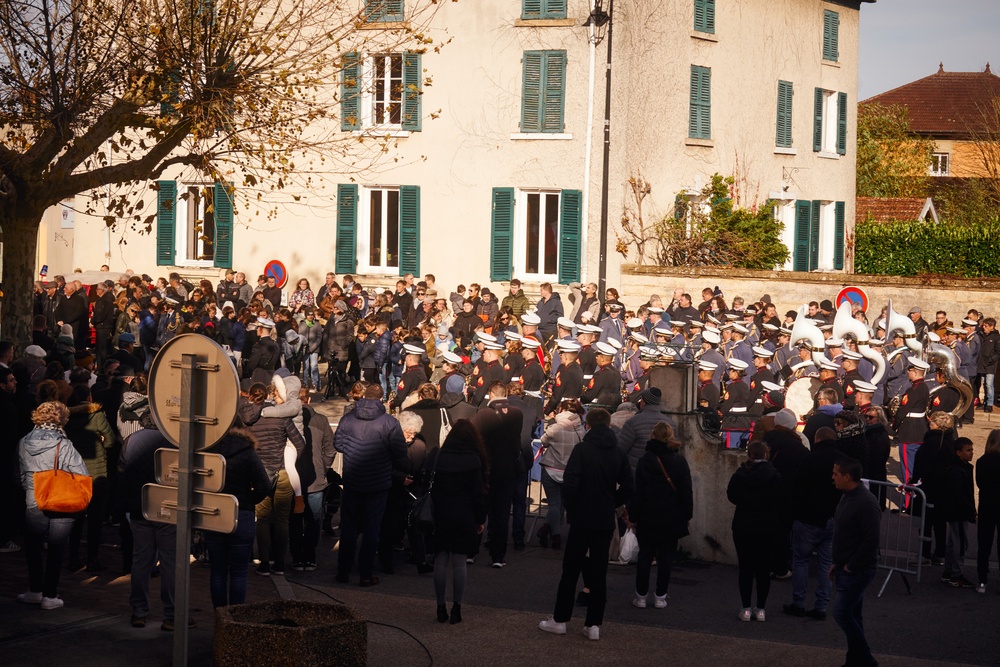 2nd MAW Band Commemorates 80th Anniversary of the Liberation of France