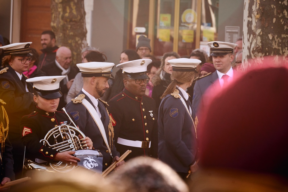 2nd MAW Band Commemorates 80th Anniversary of the Liberation of France