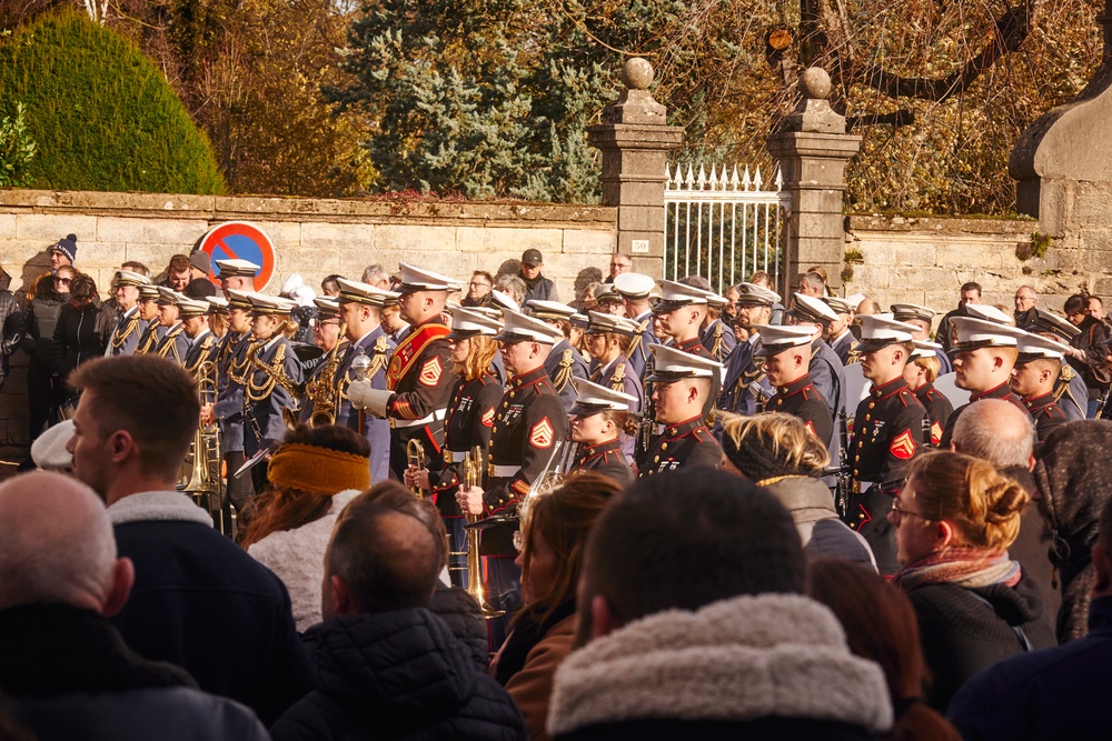 2nd MAW Band Commemorates 80th Anniversary of the Liberation of France