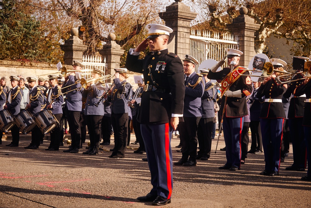 2nd MAW Band Commemorates 80th Anniversary of the Liberation of France