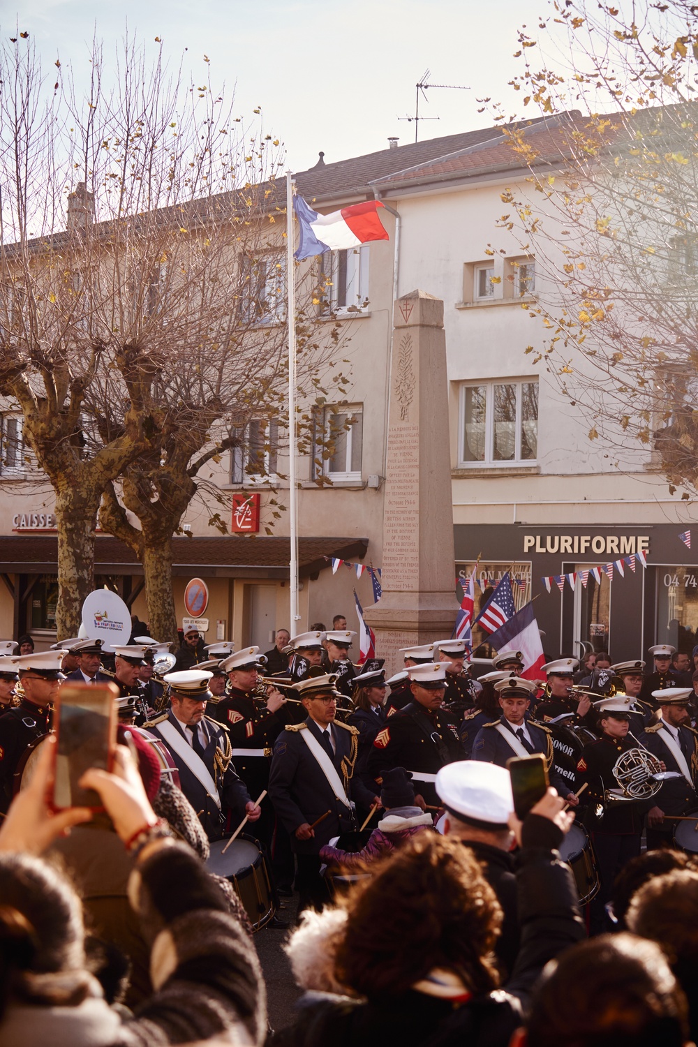 2nd MAW Band Commemorates 80th Anniversary of the Liberation of France