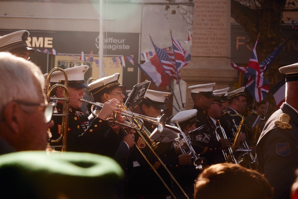 2nd MAW Band Commemorates 80th Anniversary of the Liberation of France