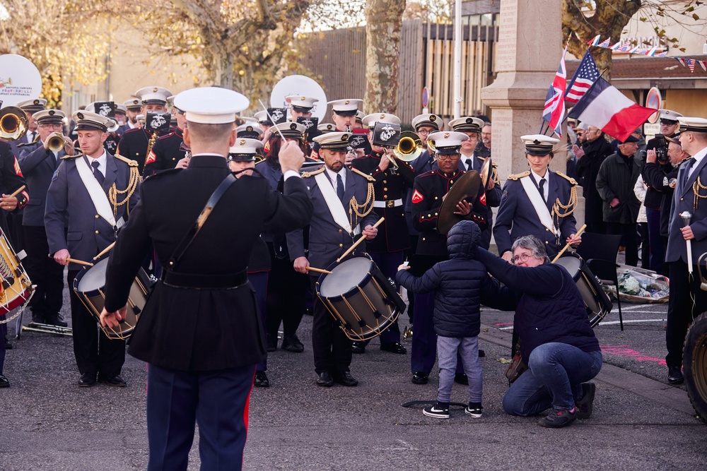 2nd MAW Band Commemorates 80th Anniversary of the Liberation of France