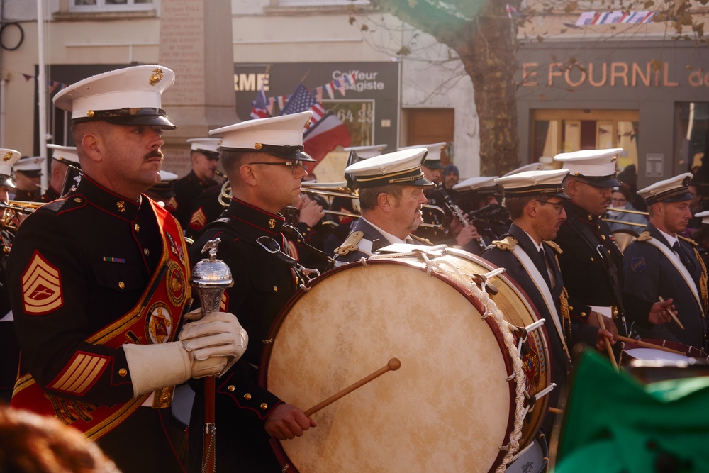 2nd MAW Band Commemorates 80th Anniversary of the Liberation of France