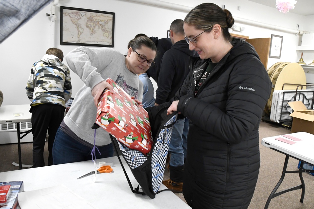 168th Wing Airmen Wrap Presents for Operation Santa Claus