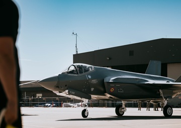 The first Belgian F-35A arrives at Luke AFB