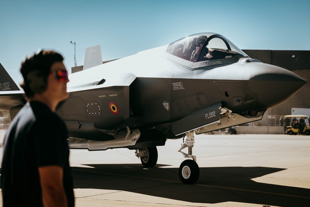 The first Belgian F-35A arrives at Luke AFB