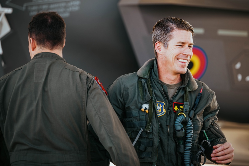 The first Belgian F-35A arrives at Luke AFB